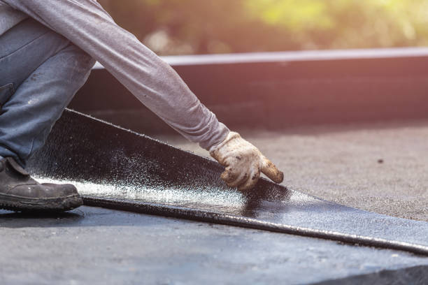 Professional Basement Waterproofing technician working in Butte Des Morts, WI